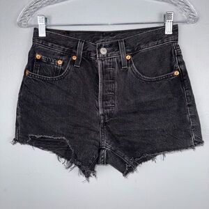 Levi's Black Jean Shorts for Women